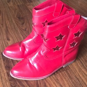 Girls cowboy boots (red)